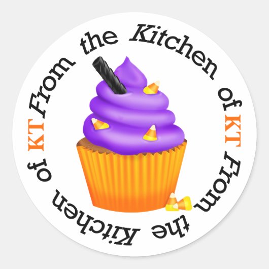 Halloween Cupcake Kitchen Sticker - SRF (Vorderseite)