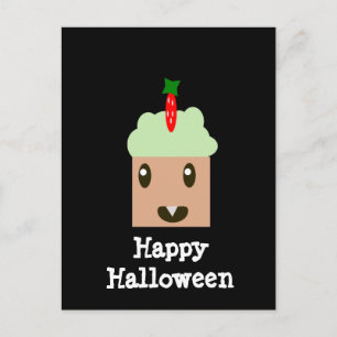Halloween Cupcake Postkarte