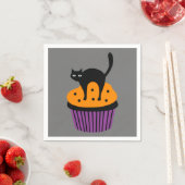 Halloween Cupcake Serviette (Beispiel)