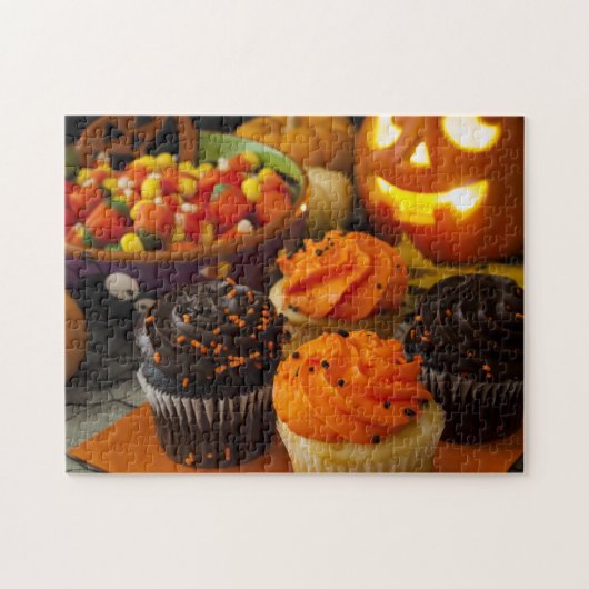 Halloween Cupcakes Puzzle (Horizontal)