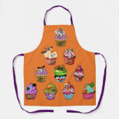 Halloween Cupcakes Schürze, Halloween Cupcake Schürze (Vorderseite)