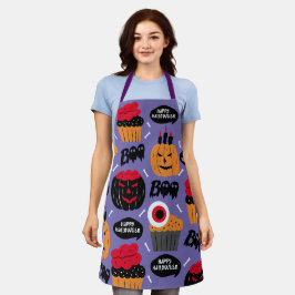 Halloween Cupcakes Schürze kaufen, Halloween Bäcke