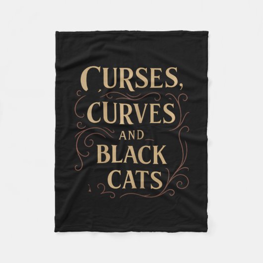 Halloween Curses Fleecedecke (Vorderseite)
