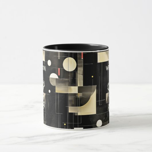 Halloween custom - Braut mit Spook Ghost Black Tasse (Zentrum)