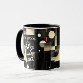 Halloween custom - Braut mit Spook Ghost Black Tasse (Vorderseite Links)