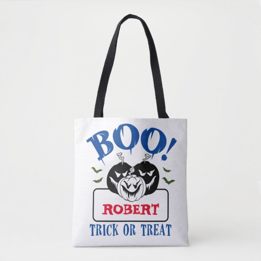 Halloween Custom Candy & Leckerei Tasche (Vorderseite)