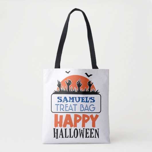 Halloween Custom Candy & Leckerei Tasche (Vorderseite)