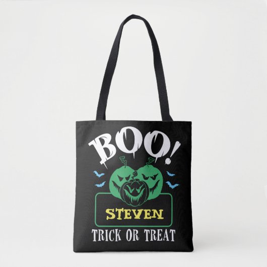Halloween Custom Candy & Leckerei Tote Bag Tasche (Vorderseite)
