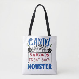 Halloween Custom Candy Monster Tote Bag Tasche