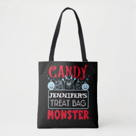 Halloween Custom Candy Monster Tote Bag Tasche