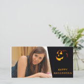 Halloween Custom Foto Card Feiertagskarte (Stehend Vorderseite)
