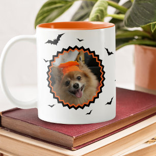 Halloween Custom Foto Happy Halloween Zweifarbige Tasse