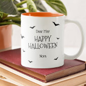 Halloween Custom Foto Happy Halloween Zweifarbige Tasse