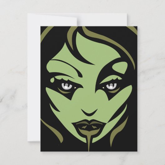 Halloween Custom Halloween Zombie Card Einladung (Vorderseite)