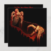 Halloween Custom Halloween Zombie Card Einladung (Vorne/Hinten)