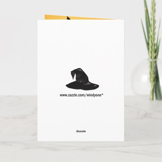 Halloween Custom Karte (Rückseite)