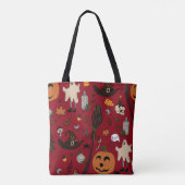 Halloween Custom Leckerei & Candy Tote Bag Tasche (Rückseite)