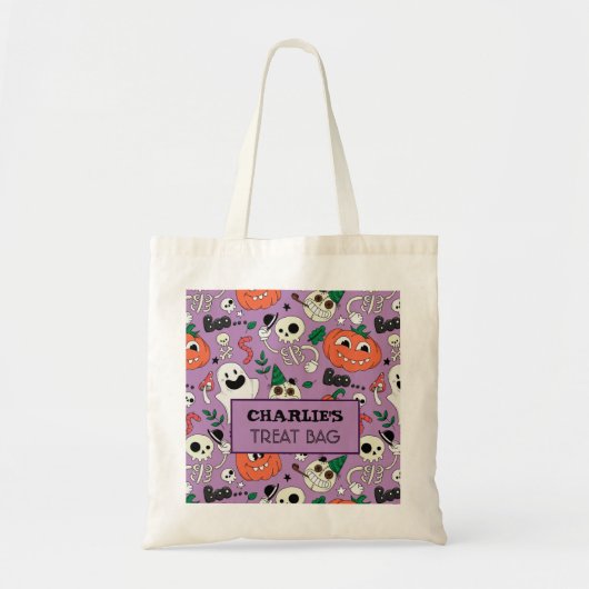 Halloween Custom Leckerei & Candy Tote Bag Tragetasche (Vorne)