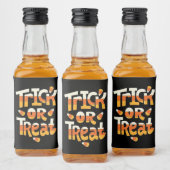 Halloween Custom Trick oder Treat Alkoholflaschenetikett (Flaschen)