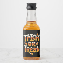 Halloween Custom Trick oder Treat Alkoholflaschenetikett