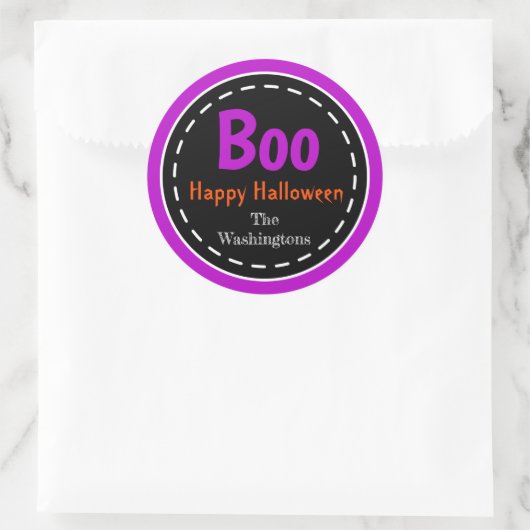 Halloween Custom Trick oder Treat Party Stickers (Tasche)
