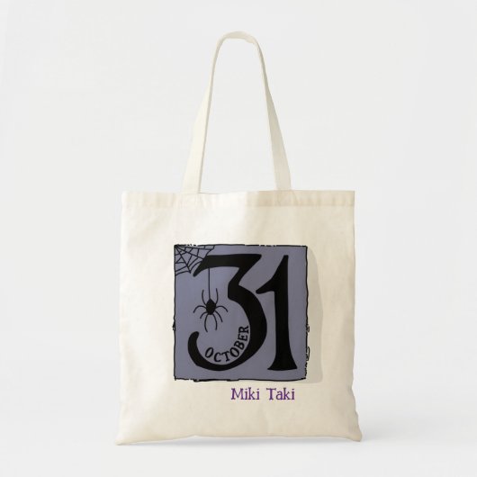 Halloween Custom Whimsical Funny Modern Tragetasche (Vorne)