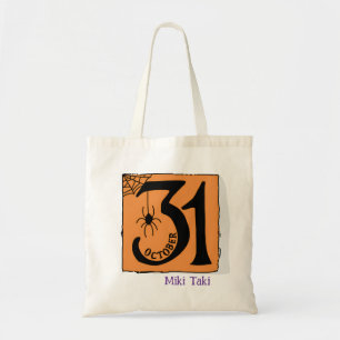 Halloween Custom Whimsical Funny Modern Tragetasche
