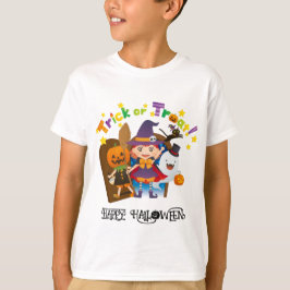 Halloween Custom Whimsical Funny Niedlich Pumpkin  T-Shirt