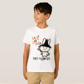 Halloween Custom Whimsical Funny Niedlich Rabbit T-Shirt (Vorne ganz)