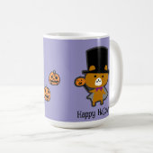 Halloween Custom Whimsical Niedlich Wizard Bear Kaffeetasse (VorderseiteRechts)