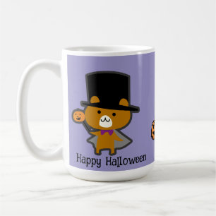 Halloween Custom Whimsical Niedlich Wizard Bear Kaffeetasse