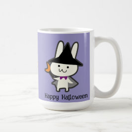 Halloween Custom Whimsical Niedlich Wizard Rabbit Kaffeetasse
