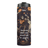 Halloween Customize Geschenkgutschein Funny Text S Thermosbecher (Vorderseite)