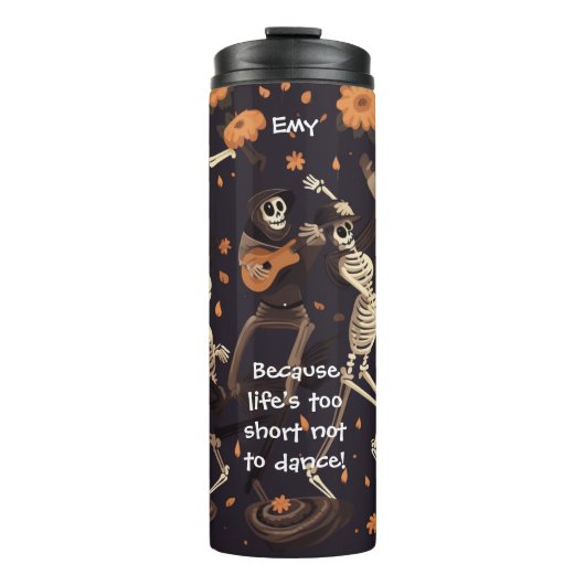 Halloween Customize Geschenkgutschein Funny Text S Thermosbecher (Vorderseite)