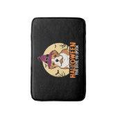 Halloween Cute Bulldog Dog Halloween Badematte (Vorderseite Vertikal)