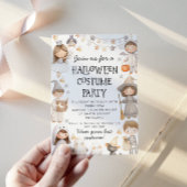 Halloween Cute Costume Party Invitation Einladung
