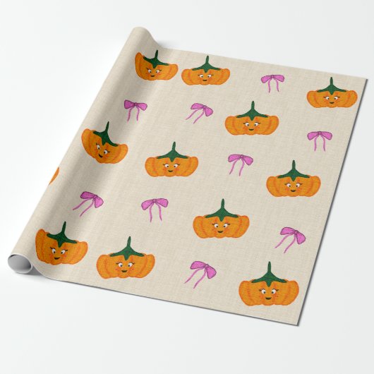 Halloween cute design, geschenkpapier (Ungerollt)