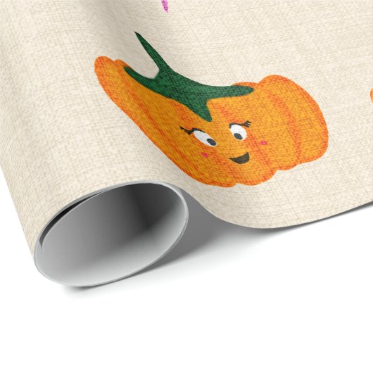 Halloween cute design,  geschenkpapier (Rolleneckpunkt)