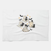 Halloween Cute Ghosts Bats Black Cats Oversized T- Geschirrtuch (Horizontal)