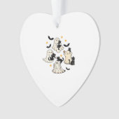 Halloween Cute Ghosts Bats Black Cats Oversized T- Ornament (Vorderseite)