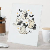 Halloween Cute Ghosts Bats Black Cats Oversized T- Sockelschild (In Situ)