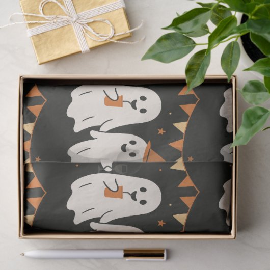 Halloween Cute Ghosts Part  Seidenpapier (Geschenk)