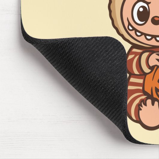 Halloween Cute Labubu Mousepad (Ecke)