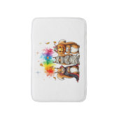 Halloween Cute Squirrels Costume Badematte (Vorderseite Vertikal)