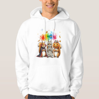 Halloween Cute Squirrels Costume Hoodie