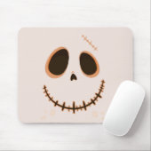 Halloween Cute Stitched Skull Mousepad (Mit Mouse)