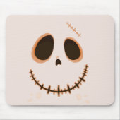 Halloween Cute Stitched Skull Mousepad (Vorne)