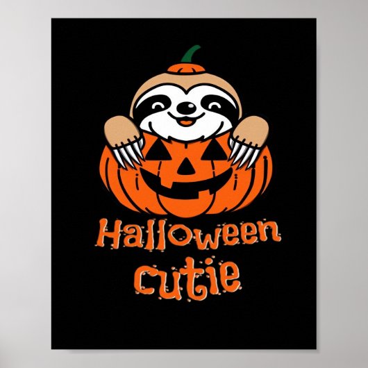 Halloween cutie sloth Essential T-Shirt Poster (Vorne)
