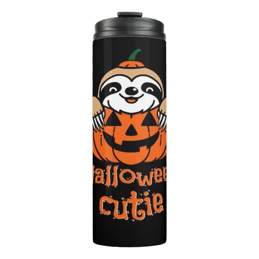 Halloween cutie sloth Essential T-Shirt Thermosbecher (Vorderseite)
