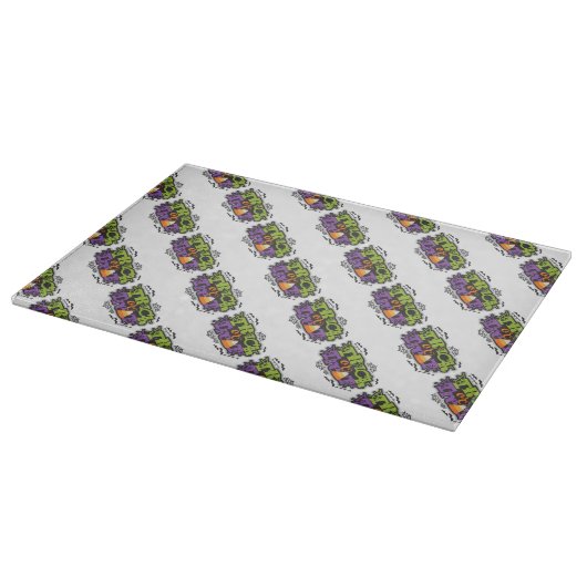 Halloween Cutting Board/Trick oder Treff Schneidebrett (Ecke)